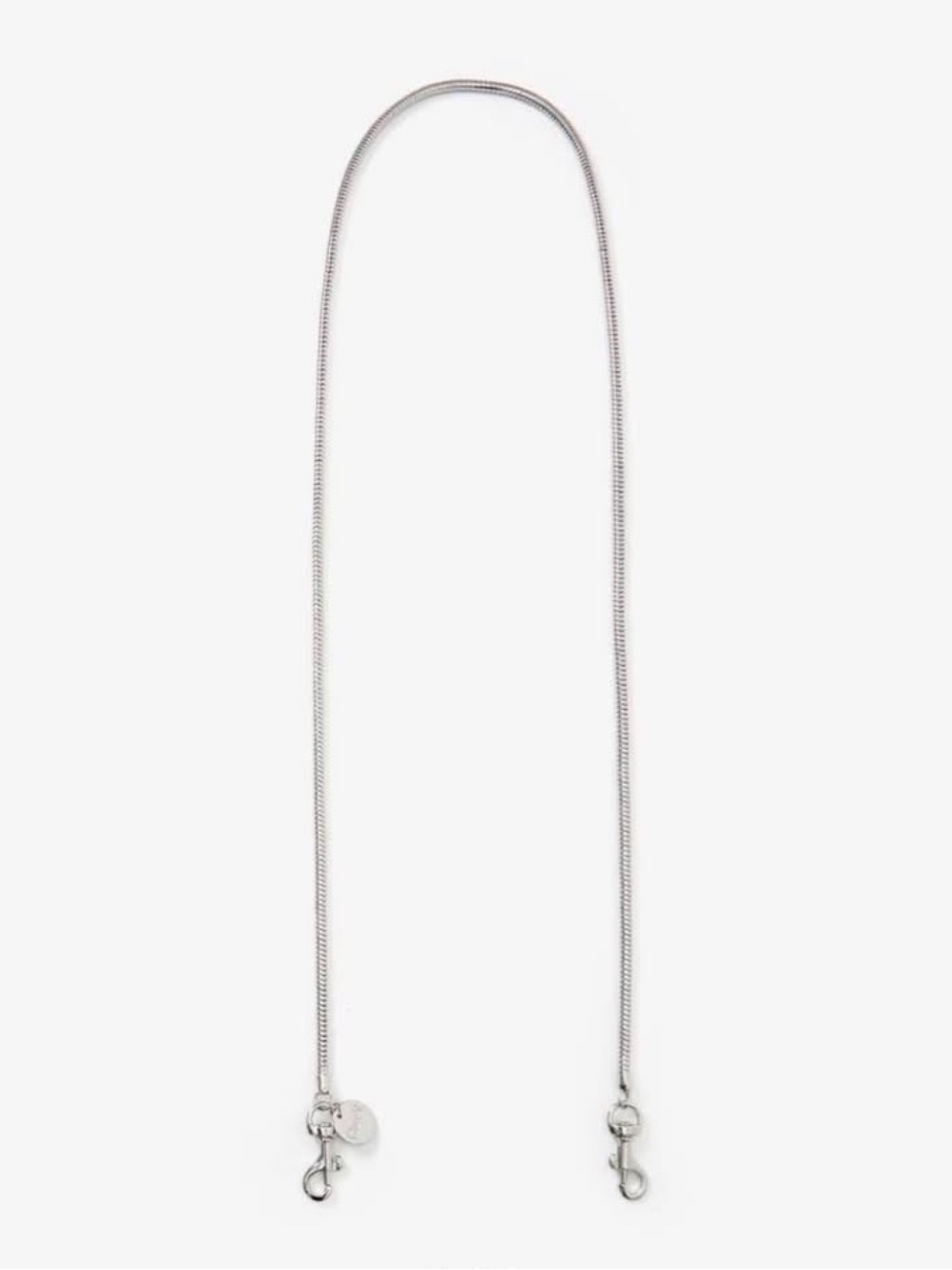 Clare V. Snake Chain Crossbody Strap - Silver